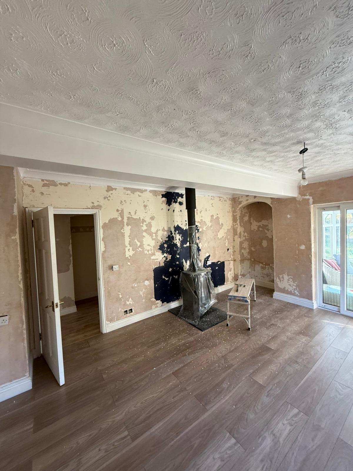 Before plastering — Norwich